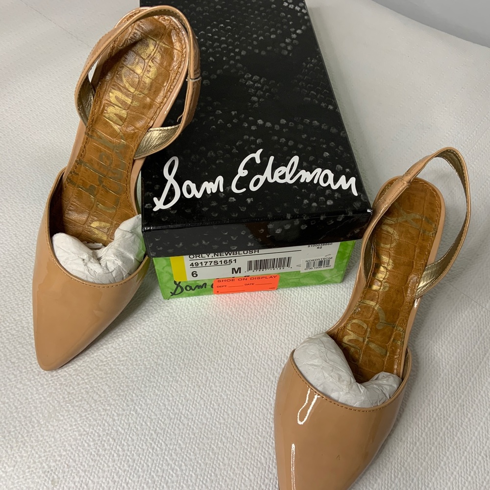 Sam Edelman NewBlush Patent Leather Shoes Size 6